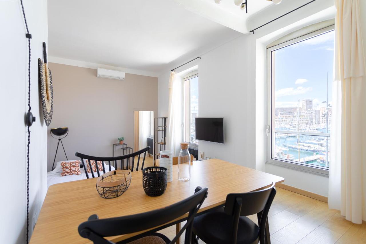 Le Rive Neuve Standing Vieux-Port - Appartement 1 Chambre 4 Pers Vue Mer Clim Marseille Kültér fotó